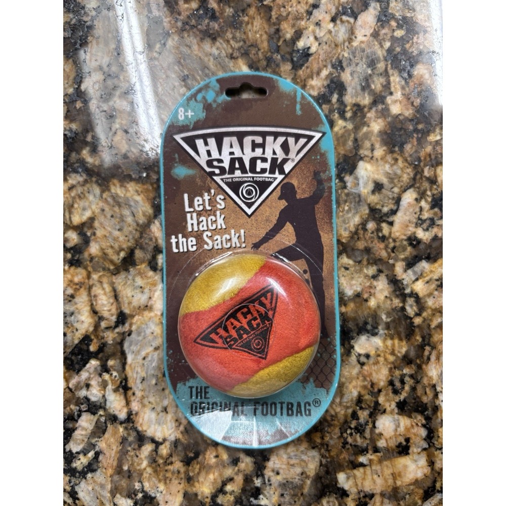 Hacky Sack The Original Footbag by PlayMonster Orange & Yellow NEW
